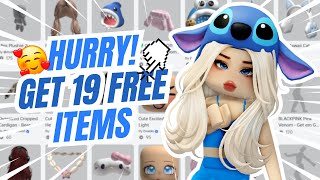 HURRY GET 19 ROBLOX FREE ITEMS 🤩🥰 EVENTS 2024 [upl. by Plafker799]