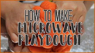 How to Make Microwave Playdough [upl. by Nodlehs]