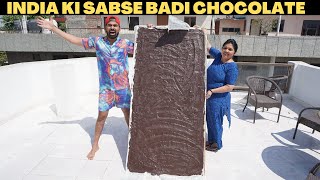 I Made Indias Biggest Chocolate  15 hazar ki chocolate [upl. by Omoj]