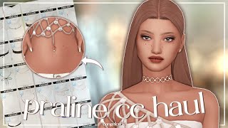 Pralinesims CC Haul 250 Items  The Sims 4 Best CC Creators [upl. by Nyad268]