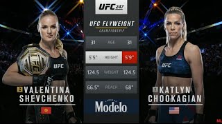 UFC247 FLYWEIGHT VALENTINA SHEVCHENKO VS KATLYN CHOOKAGIAN ВАЛЕНТИНА ШЕВЧЕНКО ПРОТИВ КЭТЛИН ЧУКАГЯН [upl. by Atinaj]