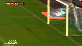 Lorenzo Insigne Goal Napoli vs Atalanta 2 1 Coppa Italia 2014 HD [upl. by Aicercul]