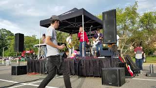 Lexi and the School of Rock Port Jefferson Junior House Band singing Rain on Me [upl. by Ytsirhc]