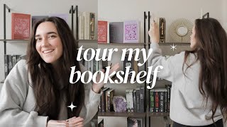 Bookshelf Tour Setting up my new shelves thrifting for decor amp used book haul 🫶 [upl. by Ahsiya]