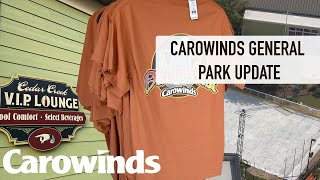 Carowinds Park Update  Ice Skating Rink Installation Camp Snoopy and more 10062024 [upl. by O'Donnell726]