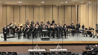 The Woodlands High School Symphonic band performing West Highlands Sojourn by Sheldon 3rd movement [upl. by Fernandez]