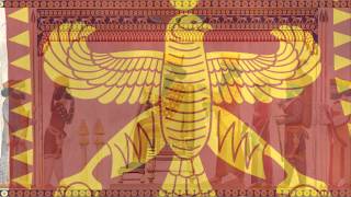 Persian Achaemenid Empire Tribute Flag And Tribute Anthem [upl. by Anoit]