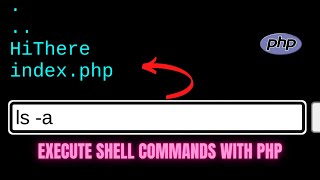 Execute Shell commands with PHP php [upl. by Akimet]