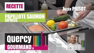 Recette  Papillote de saumon EXPRESS  quercygourmandtv [upl. by Lateehs94]