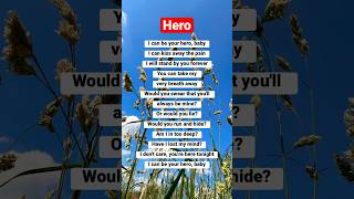 Hero  Enrique Iglesias  I can be your hero baby  love song songlyrics enriqueiglesias shorts [upl. by Delahk]