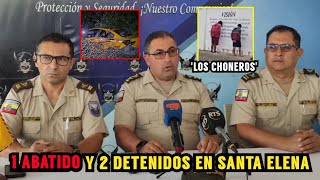 Delincuente abatido y 2 detenidos en Santa Elena [upl. by Consuela]