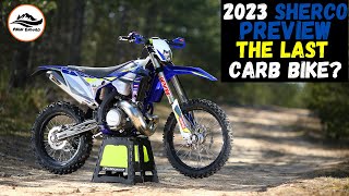 2023 Sherco Preview  The Last Carb Bike [upl. by Rennat]