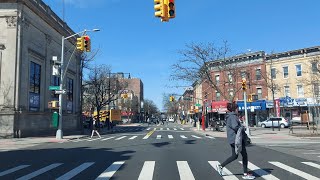 Driving from Ridgewood in Queens to Bushwick in Brooklyn New York [upl. by Ilojne]