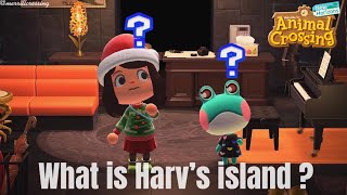 All About Harvs Island Animal Crossing New Horizons [upl. by Tennaj]