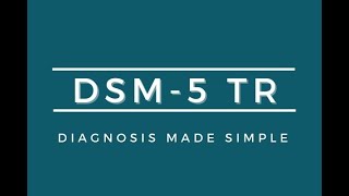 Overview of Major Changes in the DSM5 TR [upl. by Sirronal]