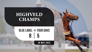 Kego Highveld Polo Championship  Blue Label vs Four Oaks [upl. by Avat]