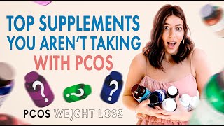 Best Supplements For PCOS WEIGHT LOSS ACNE amp HORMONES [upl. by Nyrmak]