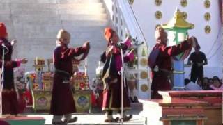 Buddhist Celebration at Shanti Stupa in Leh Ladakh in India [upl. by Cull145]