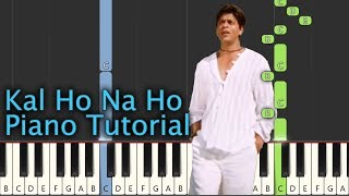 Har Ghadi Badal Piano Tutorial Notes amp MIDI  Kal Ho Na Ho  Hindi Song [upl. by Bravar]