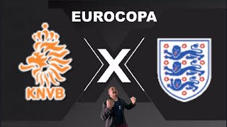 PAISES BAIXOS X INGLATERRA  AO VIVO COPA EUROCOPA 10072024  REACT [upl. by Lee]