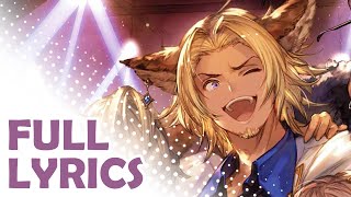 Cafe de Parinai  English amp Japanese lyrics GBF Lowain bros character song [upl. by Assyram]