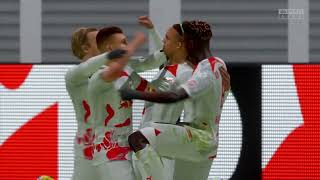 231 YUSSUF POULSEN GOALS l RB LEIPZIG VS BOHEMIAN FC l FIFA 23 [upl. by Wiltshire]