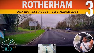 ROTHERHAM DRIVING TEST ROUTE EP 03 drivingtestvideo rotherham [upl. by Marcin]