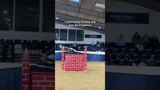 I tried hobby horsing and won the puissance horse horses pony equestrian hobbyhorse [upl. by Anceline]