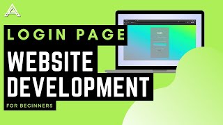 Front end web development tutorial for beginners  How to create a website  login page [upl. by Ahtreb411]