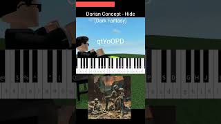 Dorian Concept  Hide  Dark Fantasy  Roblox Piano [upl. by Evania]