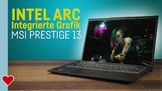 Die schnellste integrierte Grafik der Welt Das MSI Prestige 13 AI Evo im Test [upl. by Lloyd917]