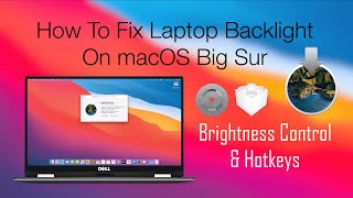 How To Fix Laptop Backlight On macOS Big Sur  Hackintosh [upl. by Eceerehs]