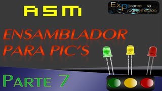 Programación en EnsambladorASM para PICRetardos [upl. by Sirkin934]