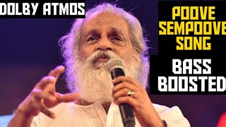 POOVE SEMPOOVE 51 BASS BOOSTED SONG  STM MOVIE ILAYARAJA HITS  DOLBY ATMOS  BAD BOY BASS CHANNEL [upl. by Nnylassej]