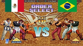 KOF 96  LCHKELKOALA vs LucAgiL FT5 [upl. by Notnirt]