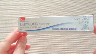 Dermoquin Cream Uses And Side Effects Dermoquin 2 Skin Bleaching Review After Use for Pigmentation [upl. by Ayotas]