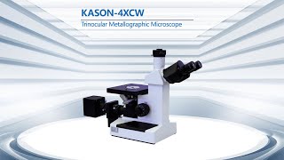 KASON4XCW Metallography microscope [upl. by Yelknirb]