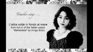 Tomoko Ishii sings Laltra notte in fondo al mare [upl. by Yetti]