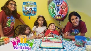 Birthday party indoor playground kids fun  Zack is 3  Family vlog video [upl. by Aikrahs]