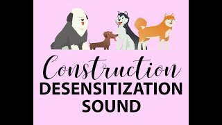 Dog Desensitization Puppy Socialization Construction Noise and Sound [upl. by Blaire306]