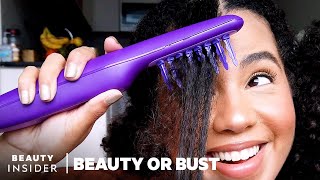 Automatic Hair Detangler Instantly Detangles Curls  Beauty Or Bust  Insider Beauty [upl. by Aidahs]