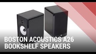 Boston Acoustics A26 Bookshelf Speakers  Quick Review India [upl. by Olwen116]