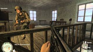 quotCall of Duty 2quot full walkthrough on Veteran Chapter 9  Hill 400 part 1  Bergstein [upl. by Tomasz]