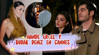 Hande Ercel y Burak Deniz en Cannes handeercel burakdeniz hande handemiyy hayatmurat hanker [upl. by Gaylene]