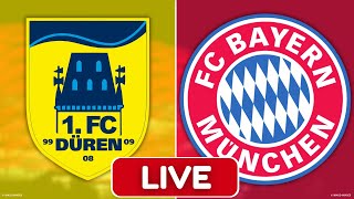 🔴 1 FC Düren  FC Bayern München  Testspiel  Watchparty [upl. by Delcina]