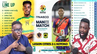 LEGON CITIES 21 KOTOKOOGUM MISTAKE IN HIGHLIGHTS ANDghanapremierleague kotoko gpl ghana [upl. by Gessner]