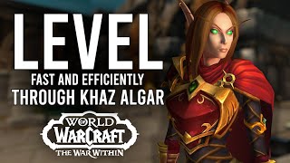 How To Level From 7080 Quickly And Efficiently In The War Within New WoW Expansion [upl. by Drawoh]