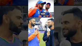 Virat Kohli interview wc2024 viratkohli rohitsharma india wc2014 bcci icc indianteam [upl. by Atikam]