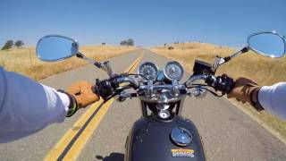 Yamaha SR400 California  Merced Falls Rd [upl. by Citarella30]