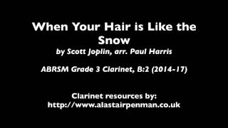 When Your Hair is Like the Snow by Scott Joplin arr Paul Harris [upl. by Bowne]